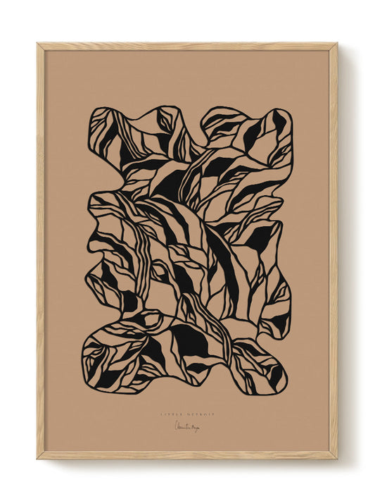 abstract portrait portrait Poster