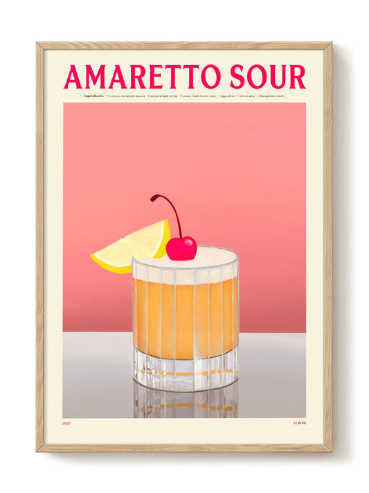 Elin PK - Amaretto Sour – modern wall art print, Falcozi Studio