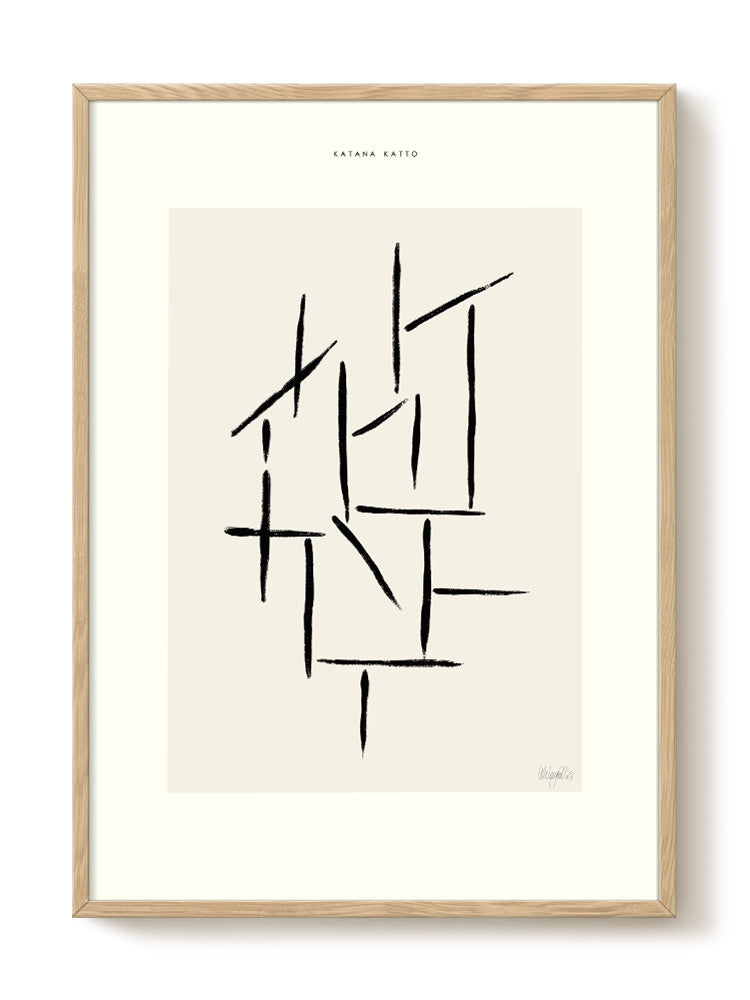 abstract portrait portrait Poster