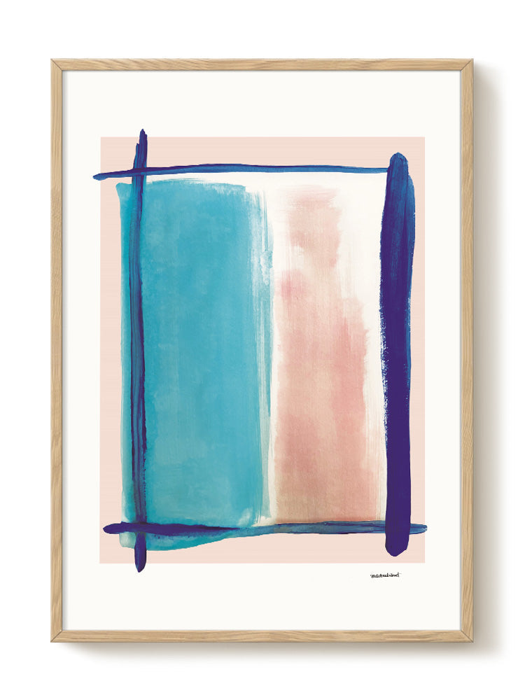 abstract portrait portrait Poster