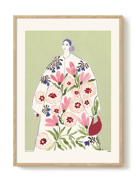 La Poire - Festive Coat – modern wall art print, Falcozi Studio