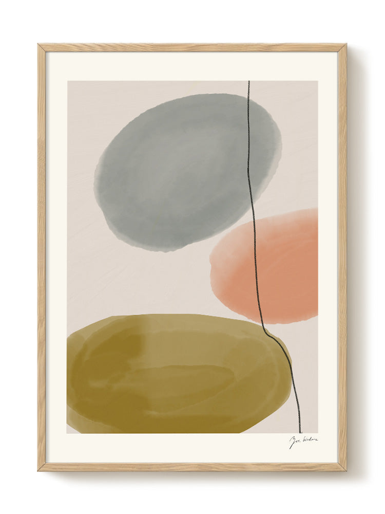 abstract portrait portrait Poster