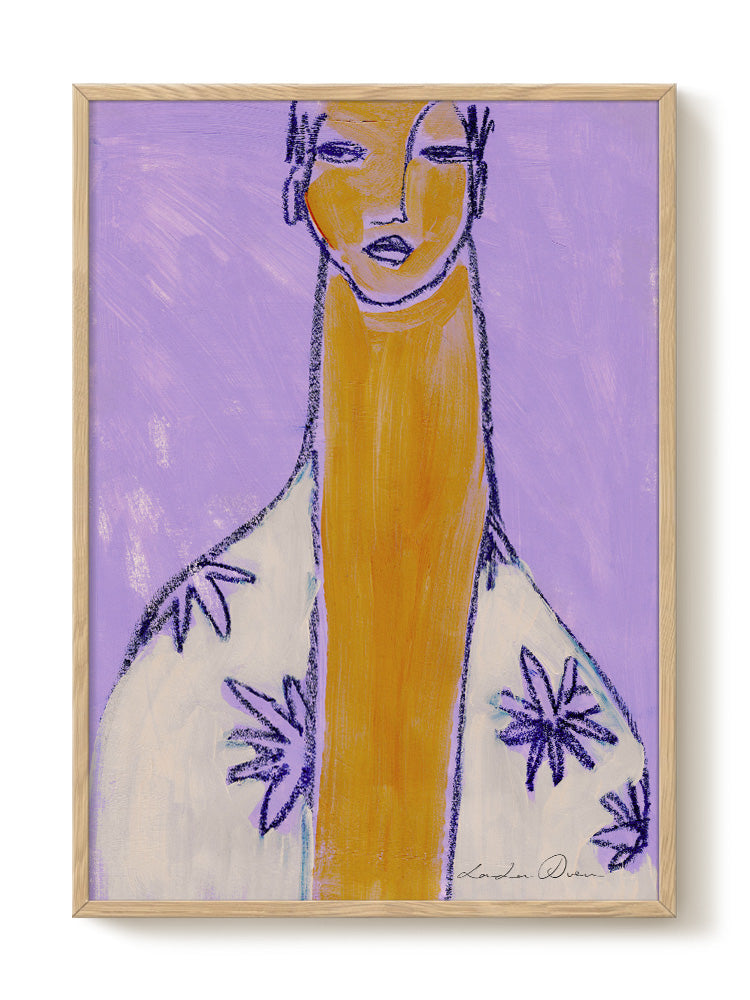 abstract portrait portrait Poster