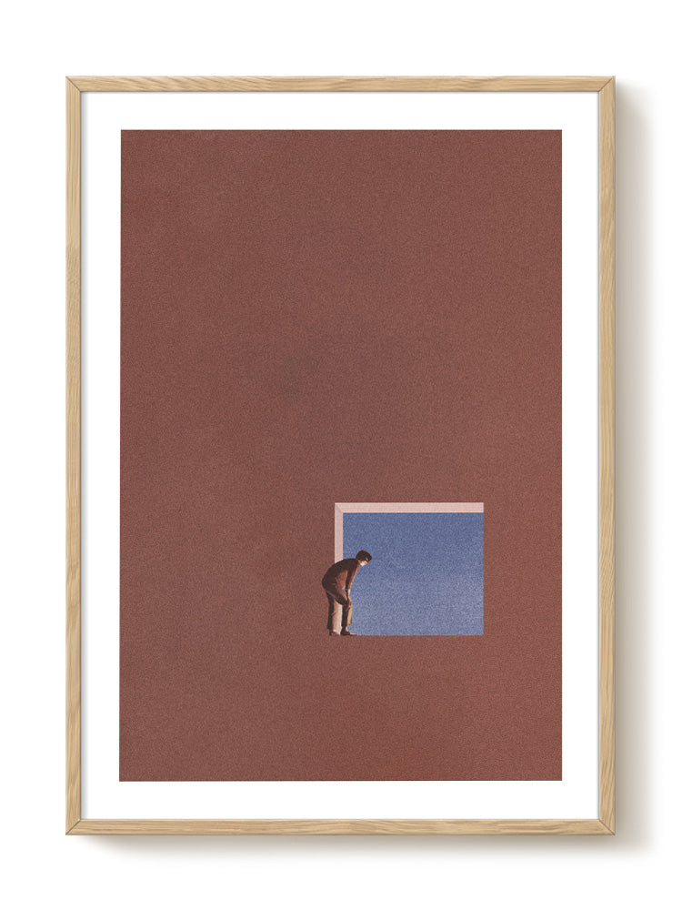 abstract portrait portrait Poster