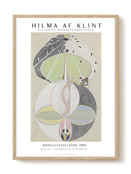 abstract portrait portrait Poster