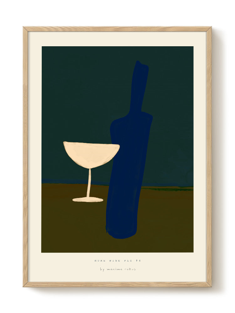 minimalist food portrait Poster
