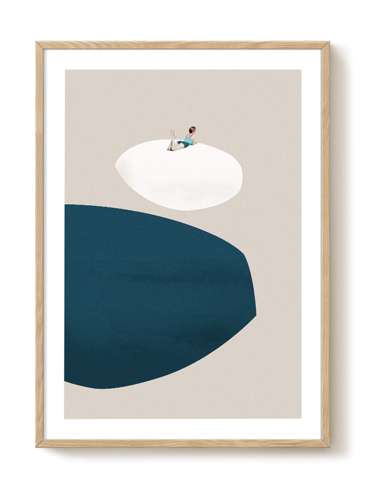 abstract portrait portrait Poster