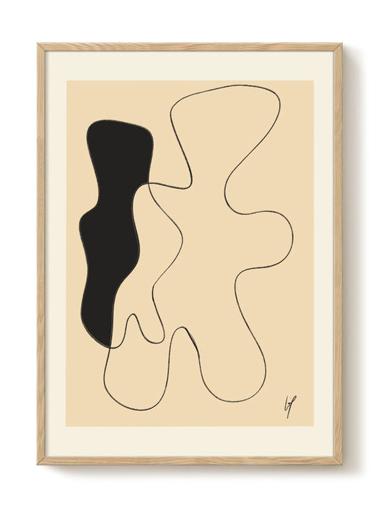 abstract portrait portrait Poster