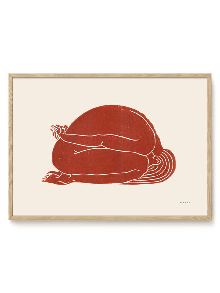 abstract landscape horizontal Poster