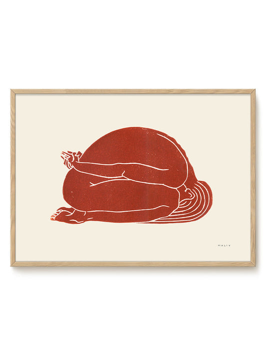 abstract landscape horizontal Poster