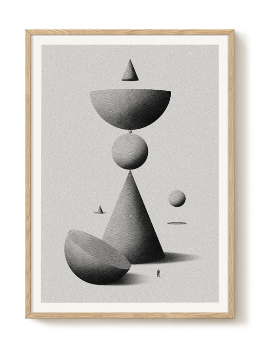 minimalist portrait portrait black Poster