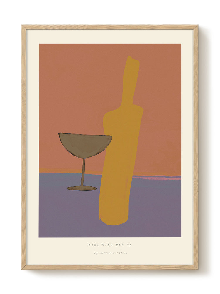 minimalist food portrait Poster