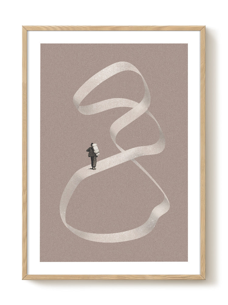 abstract portrait portrait Poster