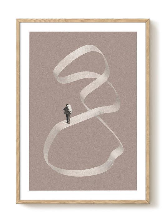 abstract portrait portrait Poster