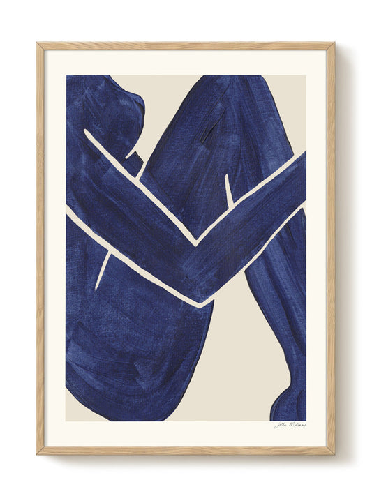 abstract portrait portrait Poster