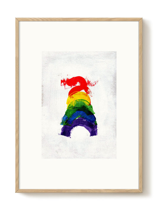 abstract portrait portrait Poster