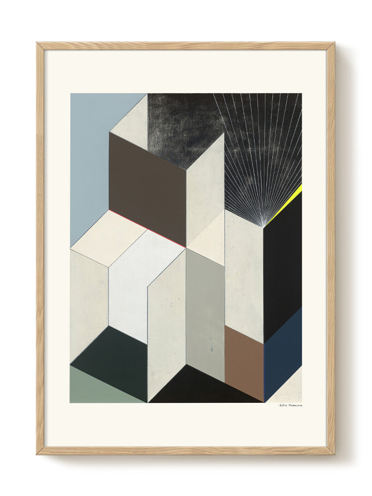 abstract portrait portrait Poster