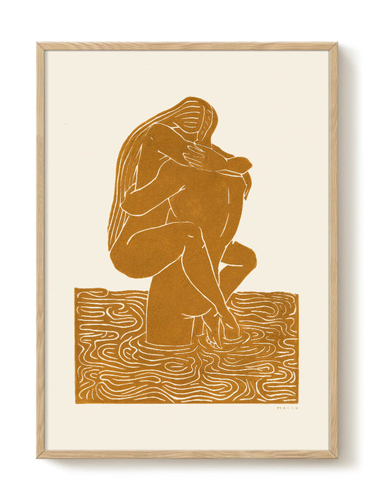 abstract portrait portrait Poster