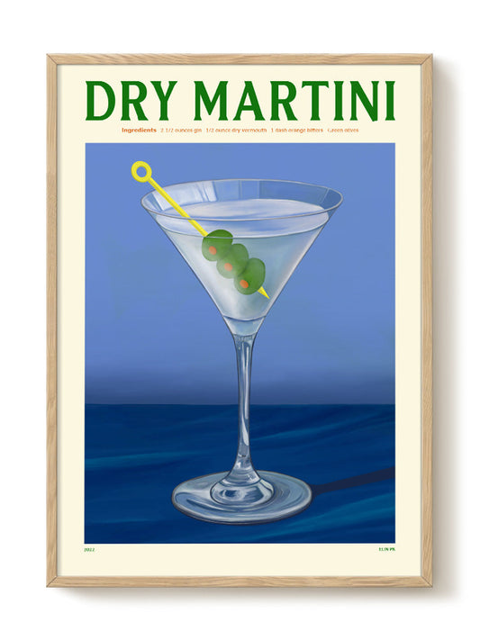 Elin PK - Dry Martini – modern wall art print, Falcozi Studio