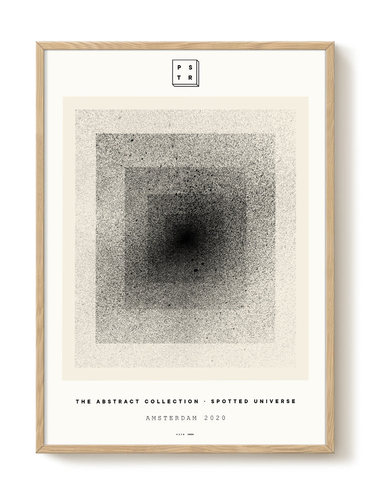 abstract portrait portrait black Poster