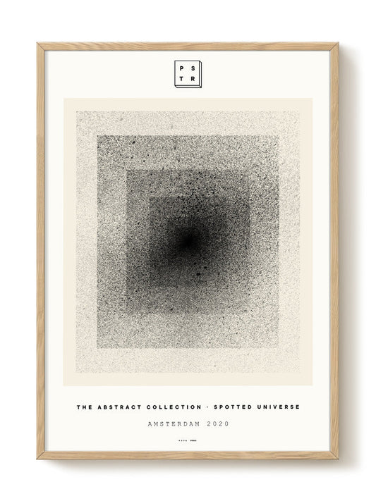 abstract portrait portrait black Poster