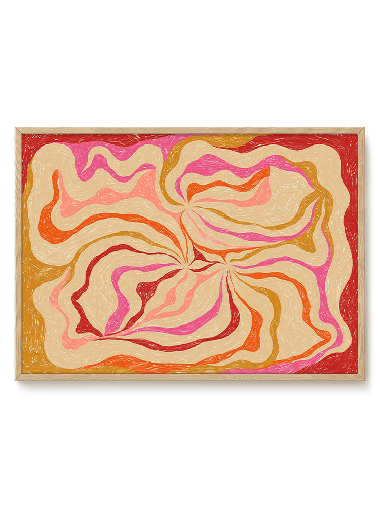 abstract landscape horizontal Poster