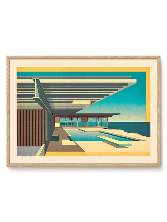 abstract landscape horizontal Poster