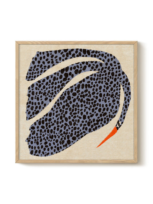 Abstract Birds Print – modern animal wall art, unique design