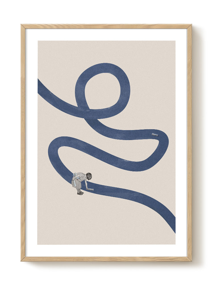 abstract portrait portrait Poster