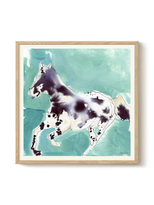 Maria Murphy - To the Shop – modern wall art print, Falcozi Studio