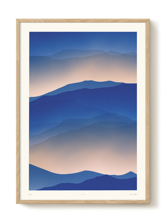 abstract mountain Poster