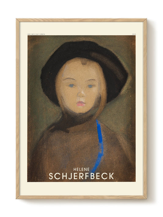 abstract portrait portrait pastel Poster