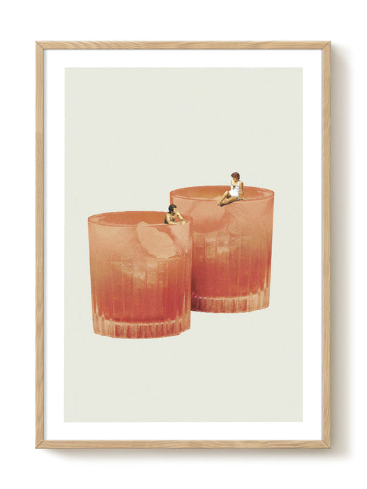 abstract portrait portrait Poster