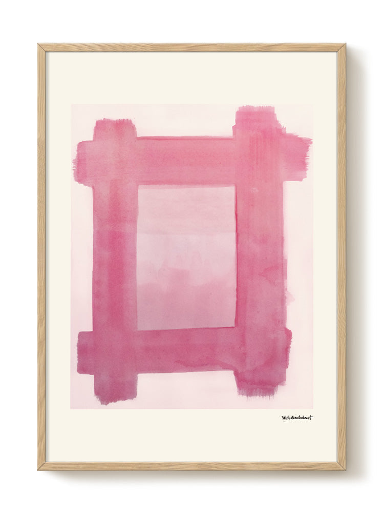 abstract portrait portrait Poster