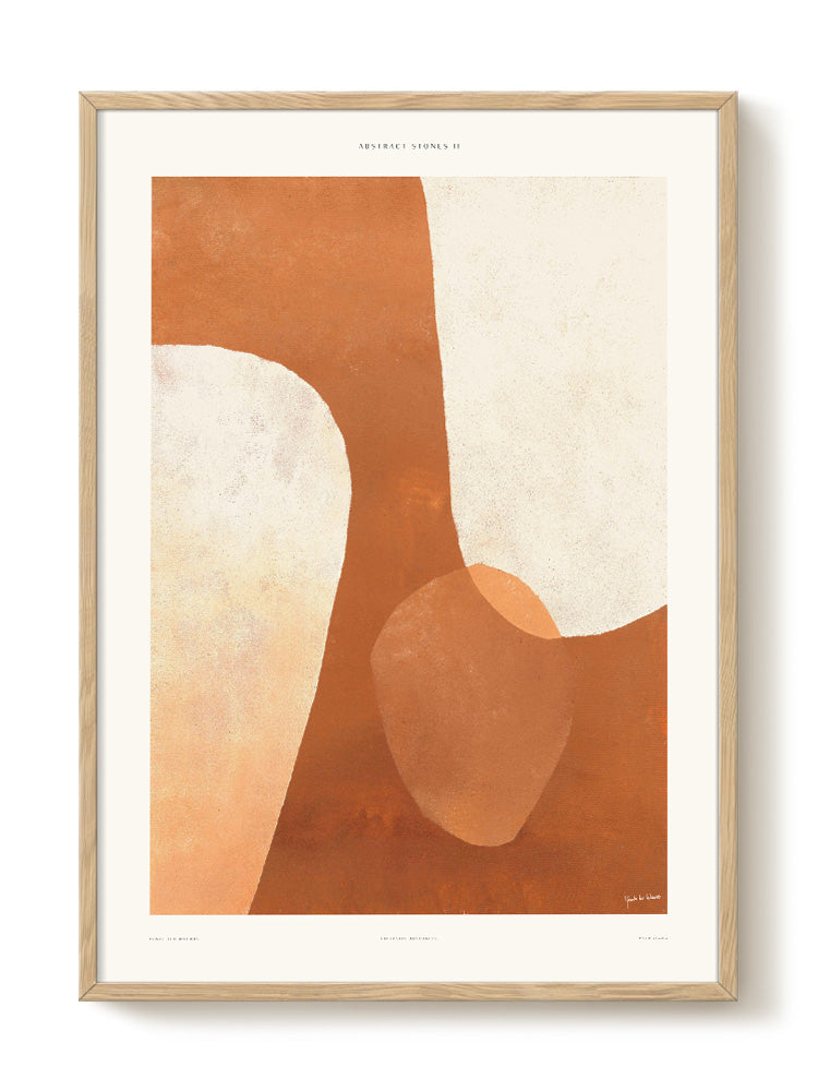 Yente - Terra Stones – modern wall art print, Falcozi Studio