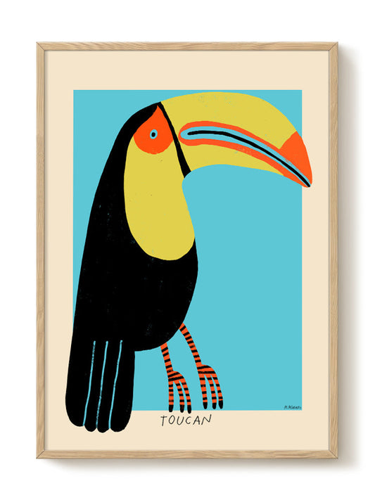 Abstract Birds Print – modern animal wall art, unique design