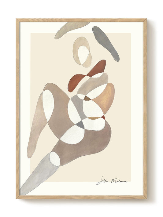 abstract portrait portrait Poster