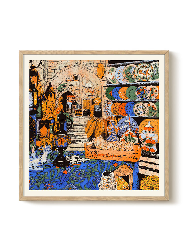 abstract animal square Poster