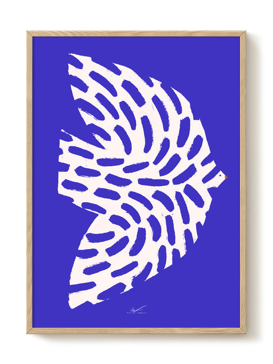 abstract bird portrait Poster