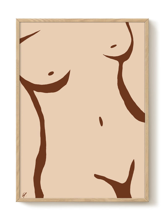 abstract portrait portrait Poster