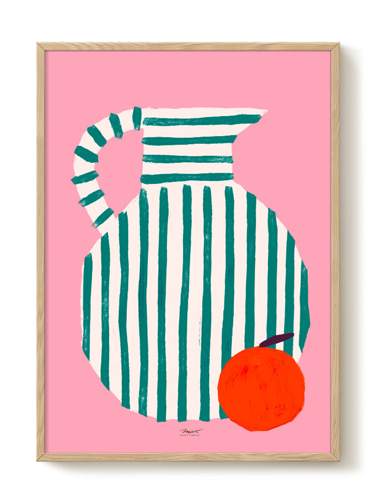 abstract fruit portrait Poster