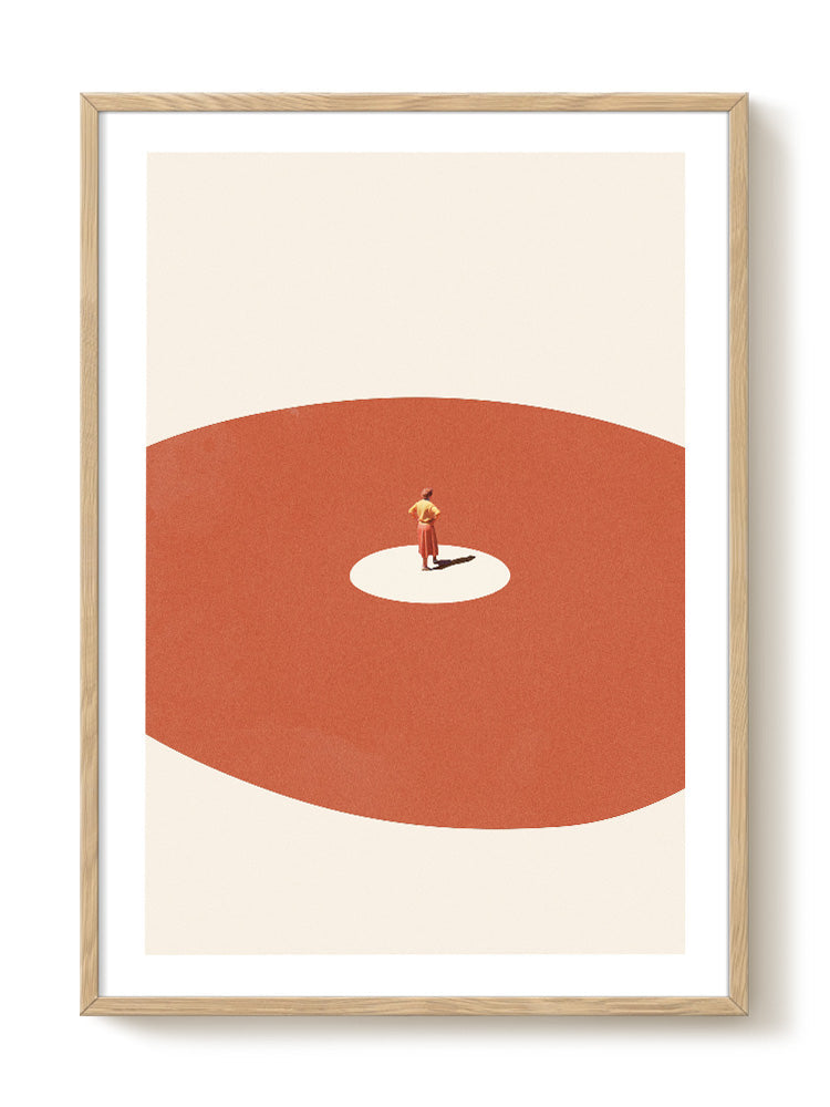 abstract portrait portrait Poster