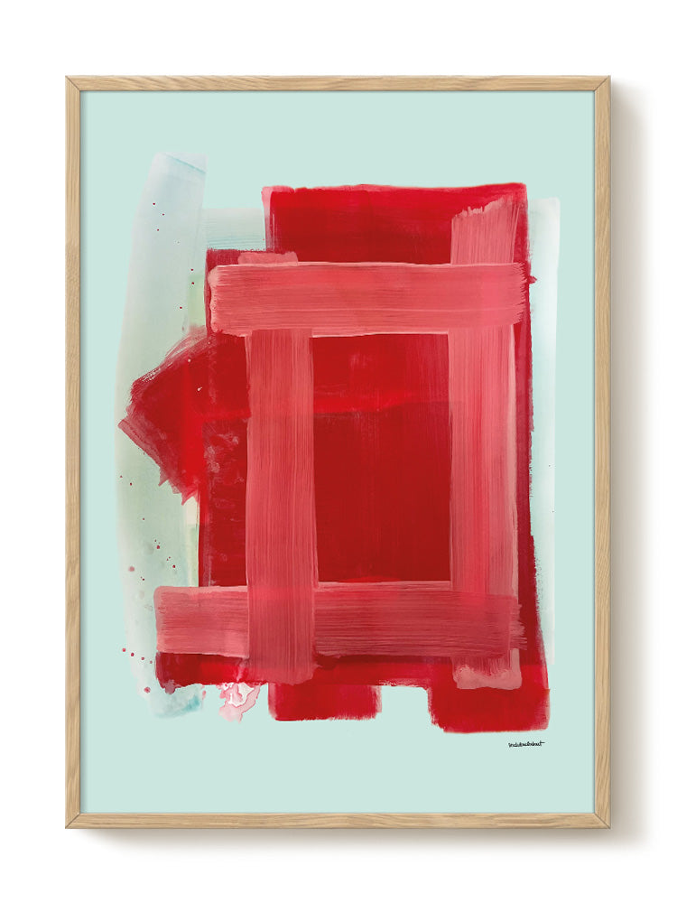 abstract portrait portrait Poster