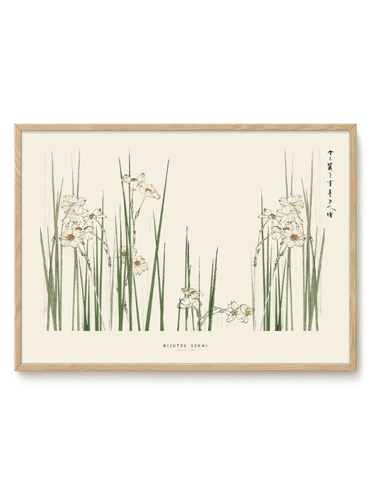 Bijutsu Sekai - Jonquil – modern wall art print, Falcozi Studio