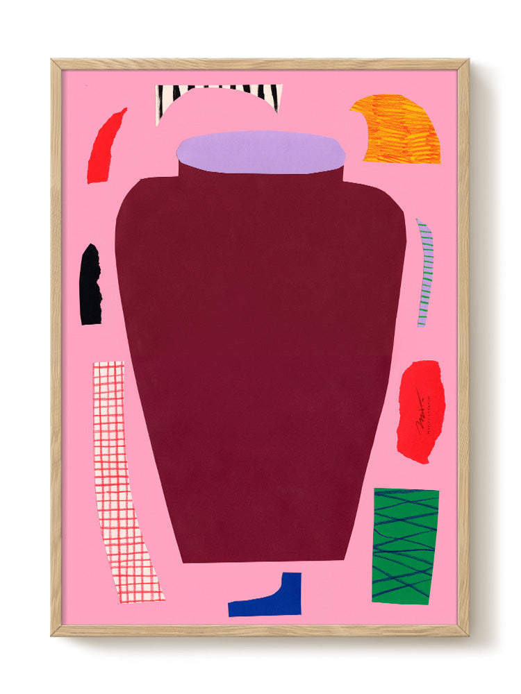 abstract portrait portrait Poster