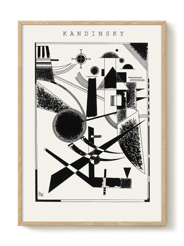 abstract portrait portrait black Poster