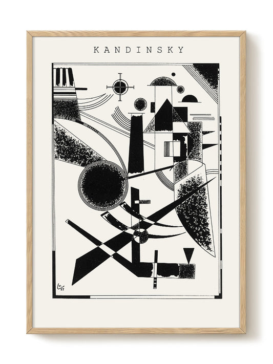 abstract portrait portrait black Poster