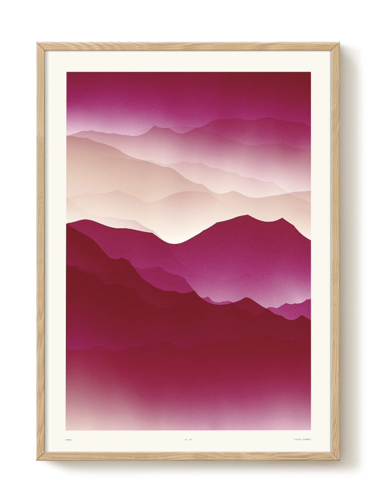 abstract mountain Poster