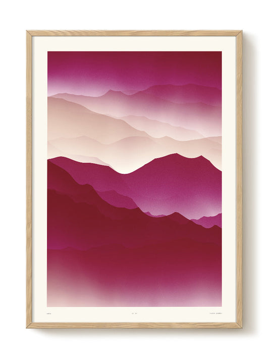 abstract mountain Poster