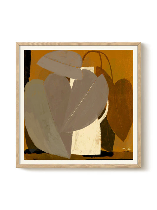 Marco - Autumn leaves – modern wall art print, Falcozi Studio